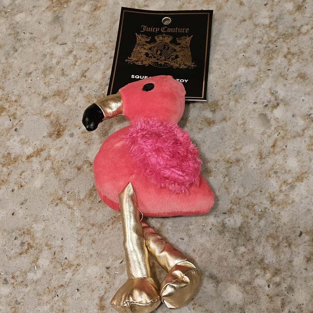 Juicy Couture Flamingo Dog Toy